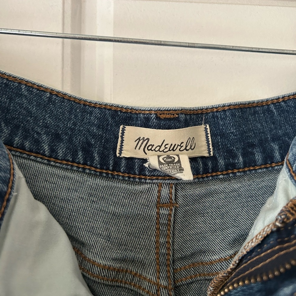 Madewell Denim The Perfect Mid-Length Jean Short Size 29 - Picture 3 of 5